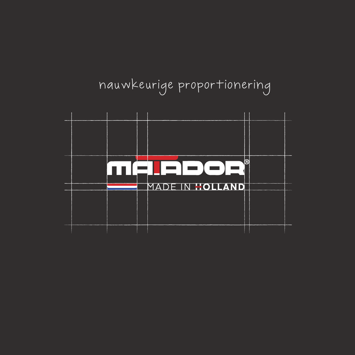 Wonderstudio-Matador-logo-nauwkeurige-geproportionering